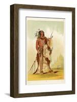 Wun-Nes-Tou Medicine-Man of the Blackfeet People-George Catlin-Framed Photographic Print