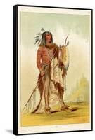 Wun-Nes-Tou Medicine-Man of the Blackfeet People-George Catlin-Framed Stretched Canvas