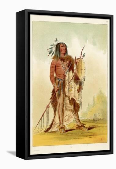 Wun-Nes-Tou Medicine-Man of the Blackfeet People-George Catlin-Framed Stretched Canvas