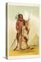 Wun-Nes-Tou Medicine-Man of the Blackfeet People-George Catlin-Stretched Canvas