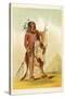 Wun-Nes-Tou Medicine-Man of the Blackfeet People-George Catlin-Stretched Canvas