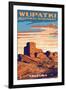 Wupatki National Monument, Arizona-Lantern Press-Framed Art Print