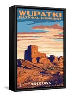 Wupatki National Monument, Arizona-Lantern Press-Framed Stretched Canvas