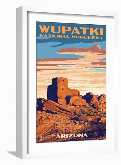 Wupatki National Monument, Arizona-Lantern Press-Framed Art Print