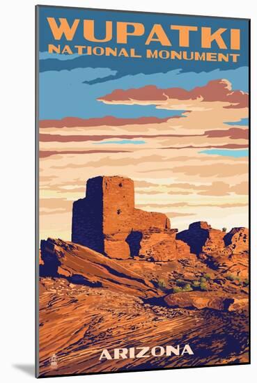Wupatki National Monument, Arizona-Lantern Press-Mounted Art Print