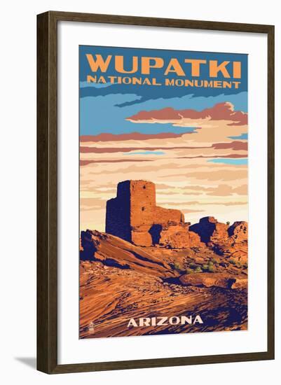 Wupatki National Monument, Arizona-Lantern Press-Framed Art Print