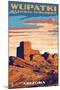 Wupatki National Monument, Arizona-Lantern Press-Mounted Art Print