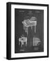 Wurlitzer Butterfly Model 235 Piano Patent-Cole Borders-Framed Art Print