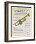 Wurlitzer "Good Will" Trumpet-null-Framed Art Print