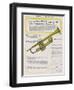 Wurlitzer "Good Will" Trumpet-null-Framed Art Print