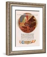 Wurlitzer, Magazine Advertisement, USA, 1920-null-Framed Giclee Print