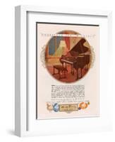 Wurlitzer, Magazine Advertisement, USA, 1920-null-Framed Giclee Print