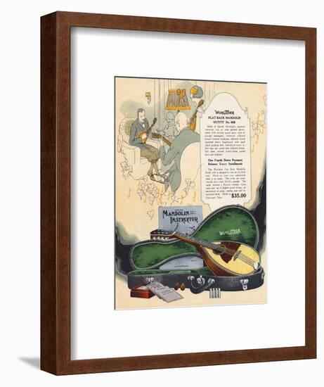 Wurlitzer Mandolin-null-Framed Art Print