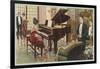 Wurlitzer Piano in Home-null-Framed Art Print