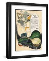 Wurlitzer Tenor Banjo-null-Framed Art Print