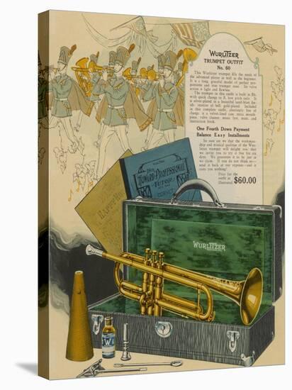 Wurlitzer Trumpet Outfit-null-Stretched Canvas