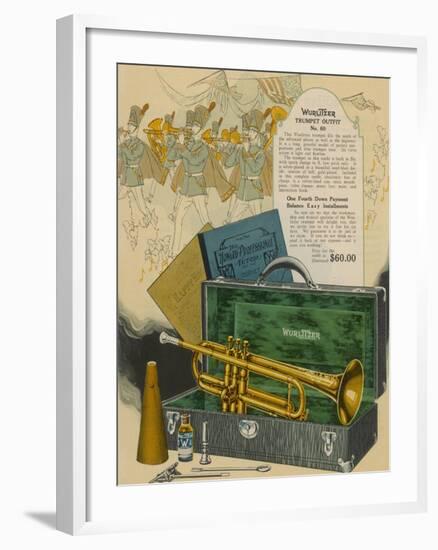 Wurlitzer Trumpet Outfit-null-Framed Photographic Print