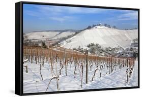 Wurttemberg Mausoleum in the Vineyards in Winter-Markus Lange-Framed Stretched Canvas