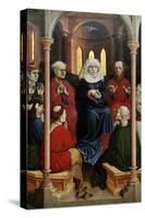 Wurzach Altarpiece, 1437. Pentecost by Hans Multscher (1400-1467)-Hans Multscher-Stretched Canvas