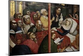 Wurzach Altarpiece, 1437. the Death of the Virgin by Hans Multscher (1400-1467)-Hans Multscher-Mounted Giclee Print