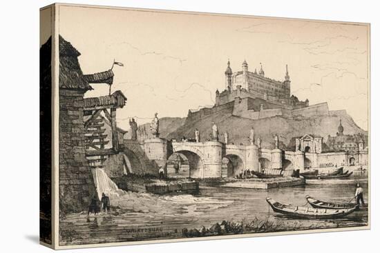 'Wurzburg', c1820 (1915)-Samuel Prout-Stretched Canvas