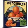 Wutchumna Brand - Lemon Cove, California - Citrus Crate Label-Lantern Press-Mounted Art Print