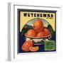 Wutchumna Brand - Lemon Cove, California - Citrus Crate Label-Lantern Press-Framed Art Print