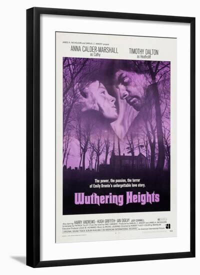 Wuthering Heights, from Left: Anna Calder-Marshall, Timothy Dalton, 1970-null-Framed Art Print