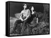 Wuthering Heights, Laurence Olivier, Merle Oberon, 1939-null-Framed Stretched Canvas