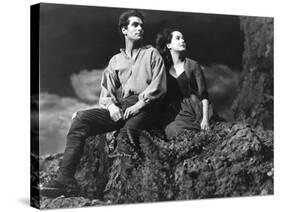 Wuthering Heights, Laurence Olivier, Merle Oberon, 1939-null-Stretched Canvas