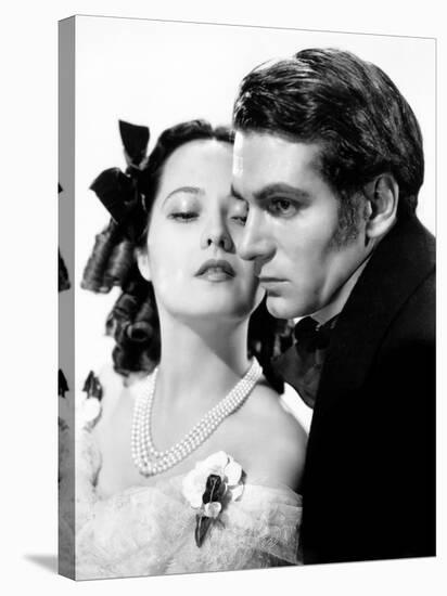 Wuthering Heights, Merle Oberon, Laurence Olivier, 1939-null-Stretched Canvas