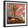 WW1, 1918, Joan of Arc-Wilhelm Schutz-Framed Art Print