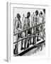 WW1 - African-American G.I.'s Embark for France-Paul Stahr-Framed Art Print