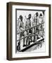 WW1 - African-American G.I.'s Embark for France-Paul Stahr-Framed Art Print