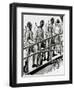 WW1 - African-American G.I.'s Embark for France-Paul Stahr-Framed Art Print