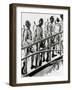 WW1 - African-American G.I.'s Embark for France-Paul Stahr-Framed Art Print