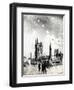 WW1 - Air Battle over the Ypres, Belgium, 1915-Donald Maxwell-Framed Art Print