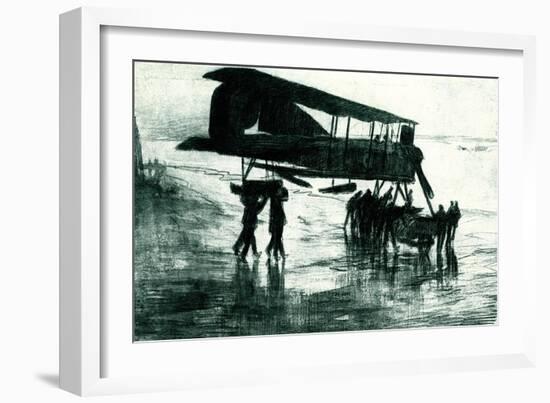 WW1 - Air Patrol - 'The Night Hawk', 1917-null-Framed Art Print