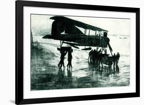 WW1 - Air Patrol - 'The Night Hawk', 1917-null-Framed Art Print