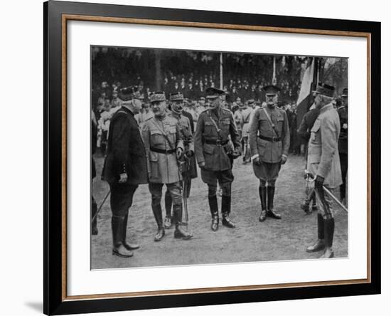 WW1 - Allied Military Commanders-null-Framed Photographic Print