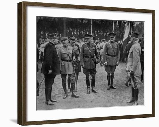 WW1 - Allied Military Commanders-null-Framed Photographic Print