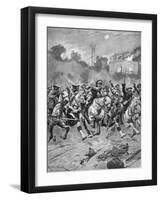WW1 - Battle of St Quentin 1914-Richard Caton II Woodville-Framed Giclee Print