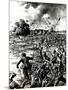 WW1 - Bombers in Action Near La Bassee, France, 1915-Ralph Cleaver-Mounted Art Print