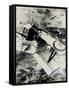 WW1 - British and German Aircraft in Action, 1917-null-Framed Stretched Canvas