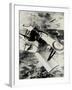 WW1 - British and German Aircraft in Action, 1917-null-Framed Art Print