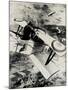 WW1 - British and German Aircraft in Action, 1917-null-Mounted Art Print