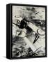 WW1 - British and German Aircraft in Action, 1917-null-Framed Stretched Canvas