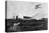 WW1 - British Seaplane in Action, Cuxhaven, Germany, 1915-Joseph Pennel and Charles Pears-Stretched Canvas