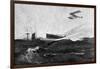 WW1 - British Seaplane in Action, Cuxhaven, Germany, 1915-Joseph Pennel and Charles Pears-Framed Art Print