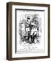 WW1 - Cartoon - Austria and Germany-F.h. Townsend-Framed Art Print